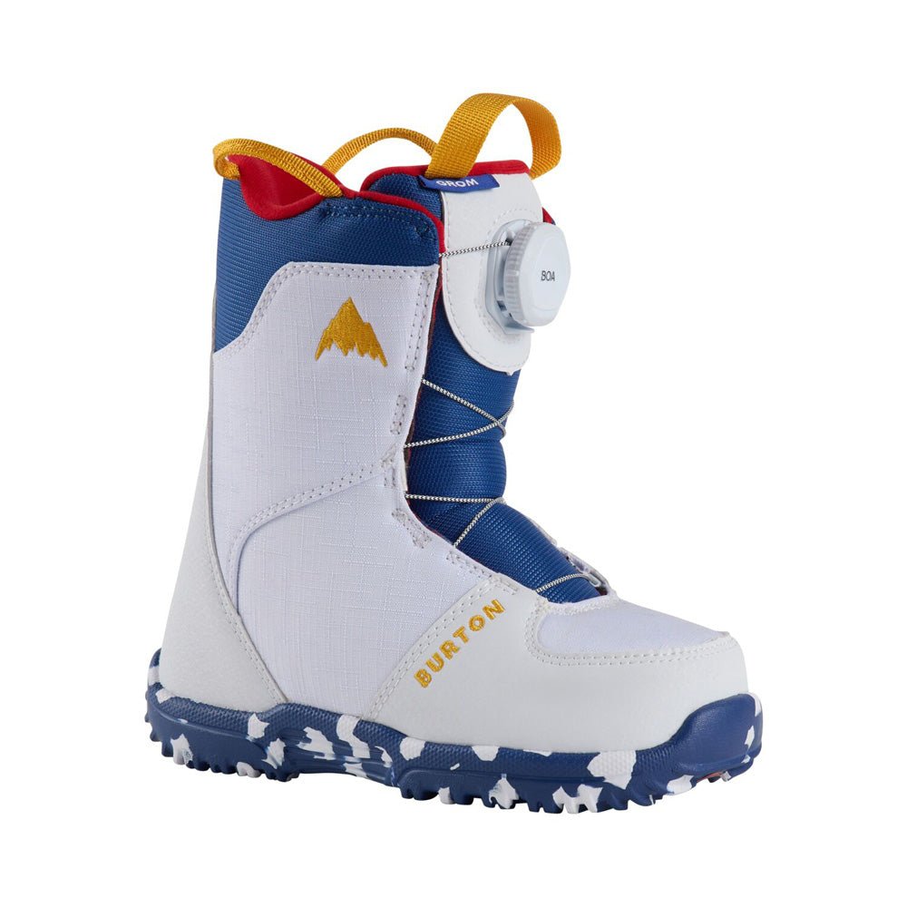 burton grom snowboard boots Burton Kids' Grom BOA Snowboard Boots - White