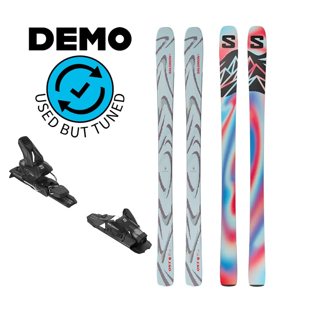rossignol skis salomon T-Power 150 cm Ski + 7.5 Bindings Winter Fun Snow Traventuria Sports This package is best for intermediate to more relaxed advanced women skiers who focus primarily on groomers but still want the versatility to handle variable terrain 2025 Salomon Escape Snow 59
