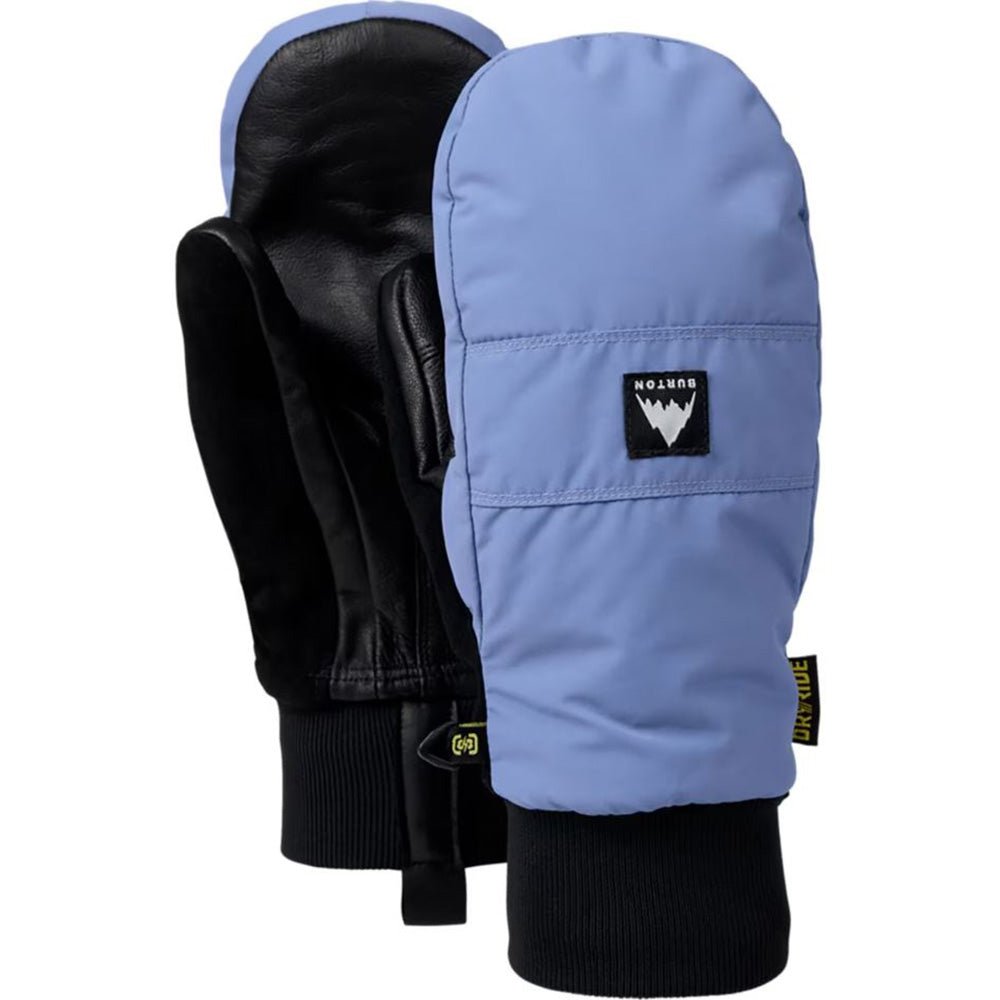burton leather snowboard mittens Burton Treeline Mittens, Slate Blue / M
