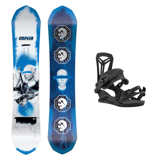 Capita Ultrafear Reverse Camber Snowboard / Union Flite Pro Snowboard Bindings Package 2024