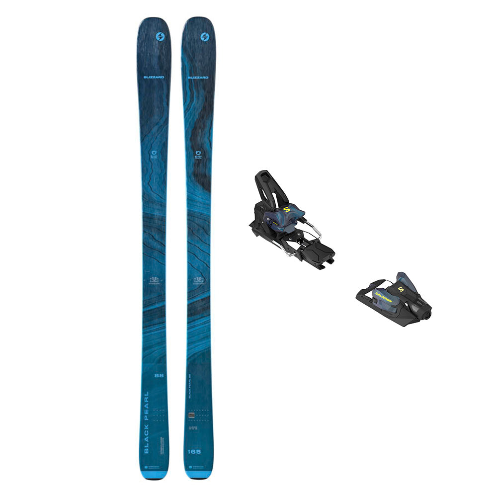 Blizzard Black Womens Skis / Salomon Strive 14 GW Ski Binding – UtahSkis