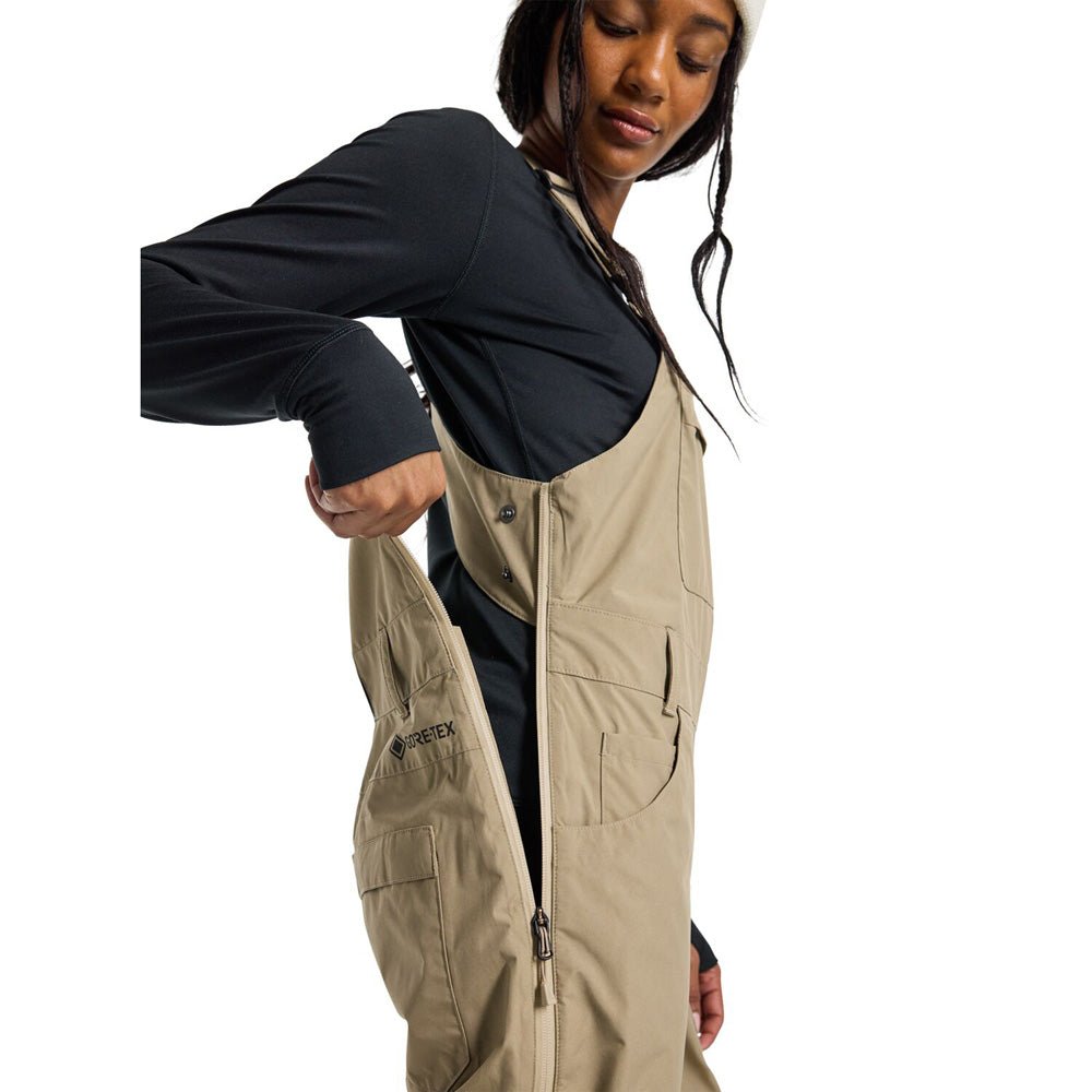【BURTON】avalon GORE-TEX ビブパンツ Burton Avalon Gore-Tex Bib Pants 2025 (Womens) | Summit Taupe