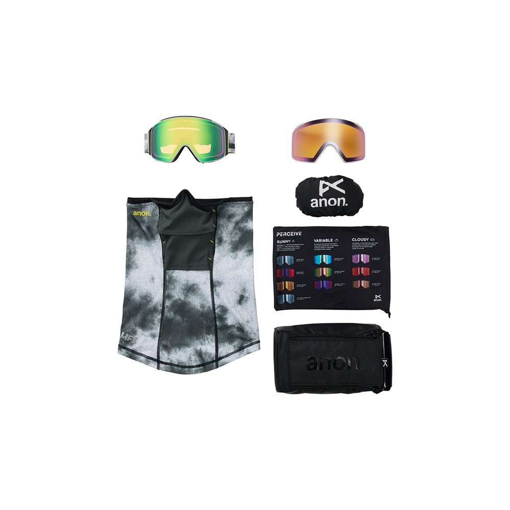 Anon M4S Cylindrical Goggles + Bonus Lense + MFI Facemask 2026 - UtahSkis for sale at UtahSkis