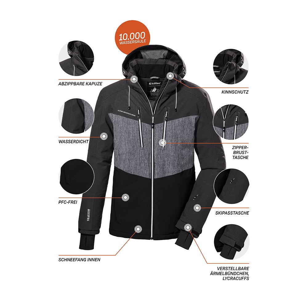 Killtec Collins Mens Jacket 2025 M COLLINS JACKET 24-25 Killtec