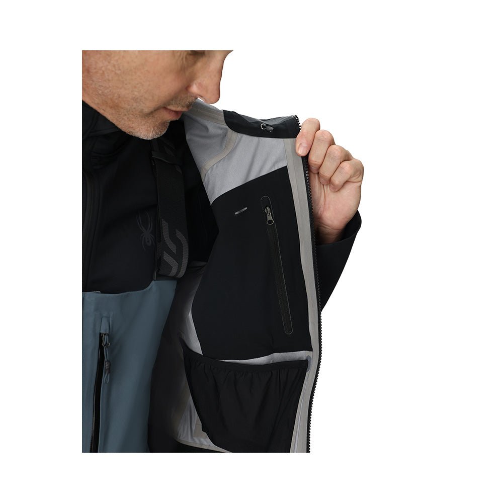 Spyder Mens Sanction 3 Layer Shell Jacket 2026 - UtahSkis for sale at UtahSkis