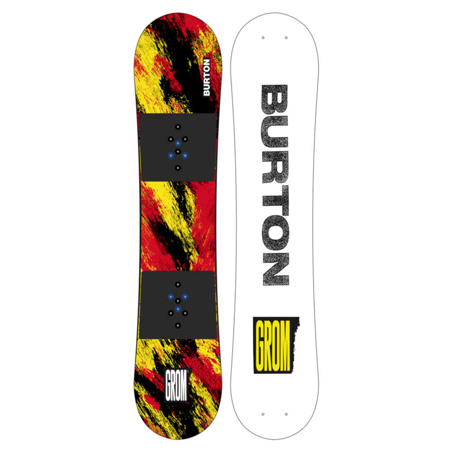 Burton Grom Snowboard 2025 - Ketchup / Burton Grom Kids Binding 2025