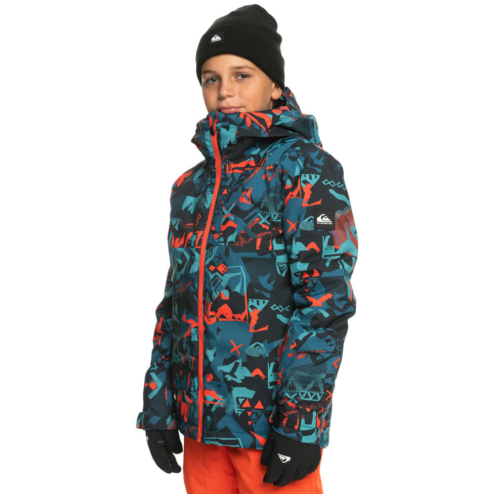 Quiksilver Mission Printed Boys Jacket 2024 B MISSION PRINTED JACKET 23-24  Quiksilver – UtahSkis