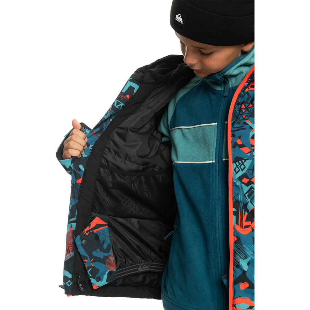 Quiksilver Mission Printed Boys Jacket Quiksilver B UtahSkis PRINTED JACKET 23-24 MISSION – 2024