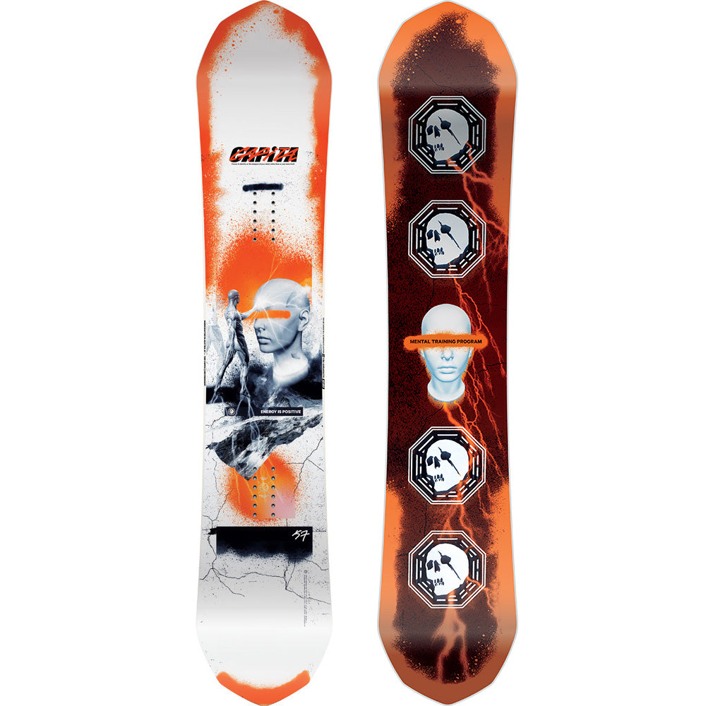 Capita Ultrafear Reverse Camber Snowboard / Union Strata Snowboard Bindings Package 2024