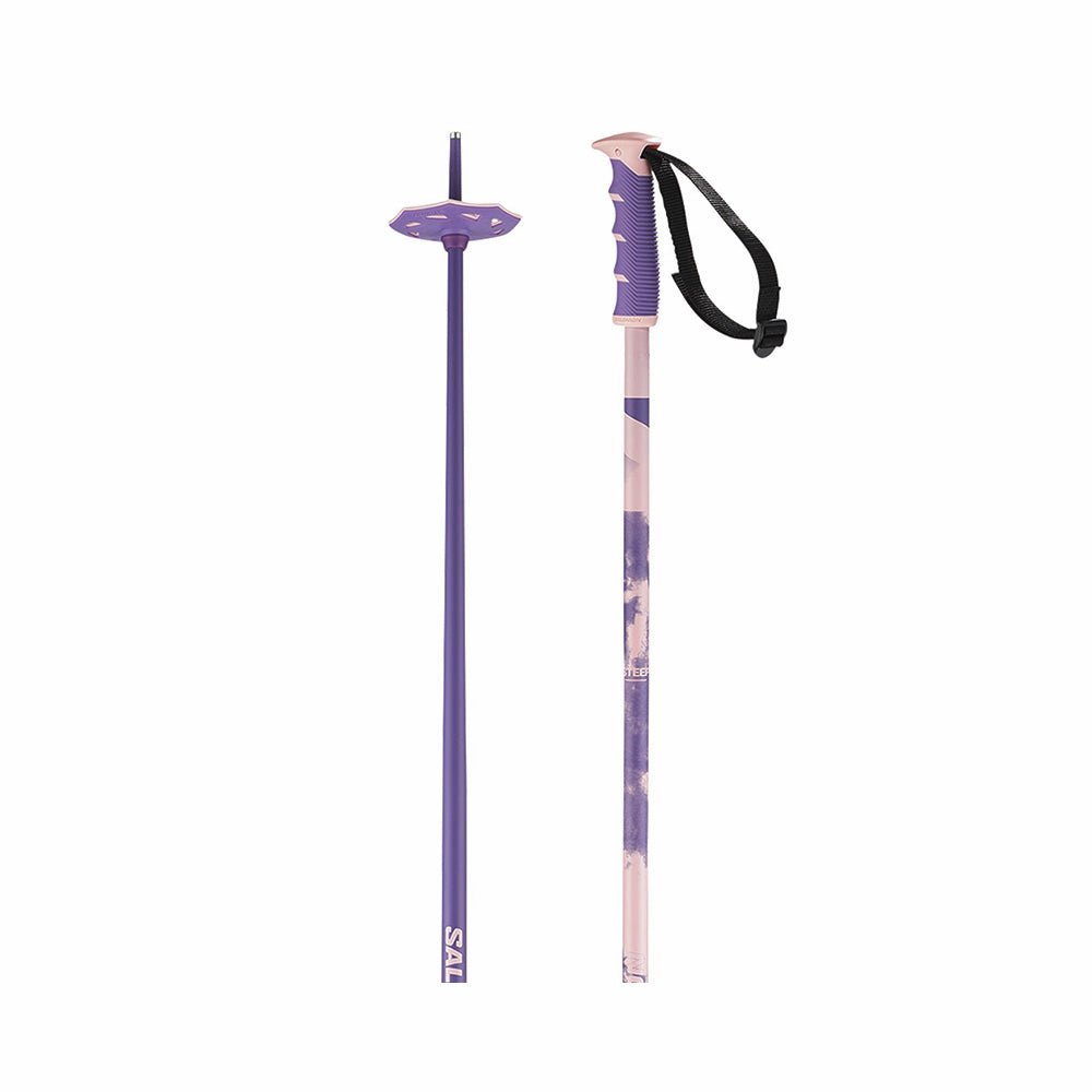Salomon Steep Ski Poles Black/Grey, 120CM