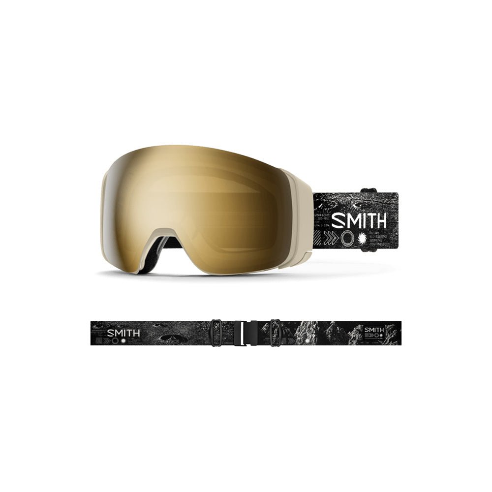 Smith 4D MAG Black ChromaPop Photochromic Red Mirror Goggles