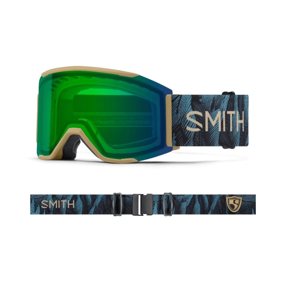 smith squad mag goggles Squad MAG Smith x High Fives / ChromaPop Everyday Green Mirror