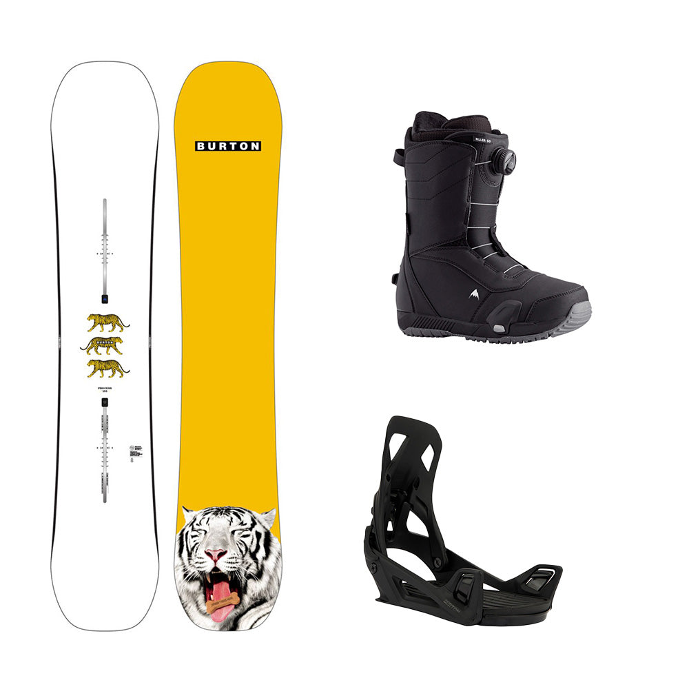 Burton Process Board + Step On Boot + Binding Mens Package 2025