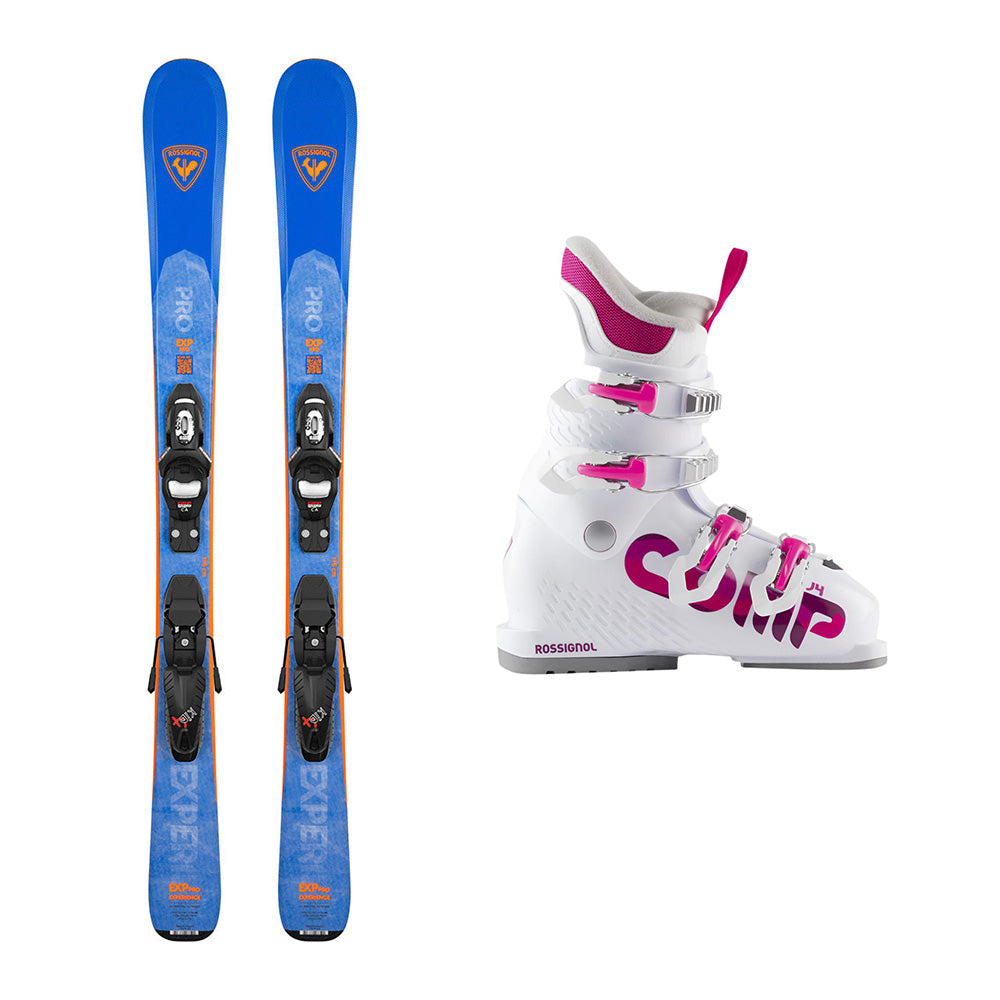 Amazon | Rossignol Experience Pro Kids スキー 116 W/Kid 4 GW ビンディング ブラック |  ROSSIGNOL(ロシニョール) | スキー板