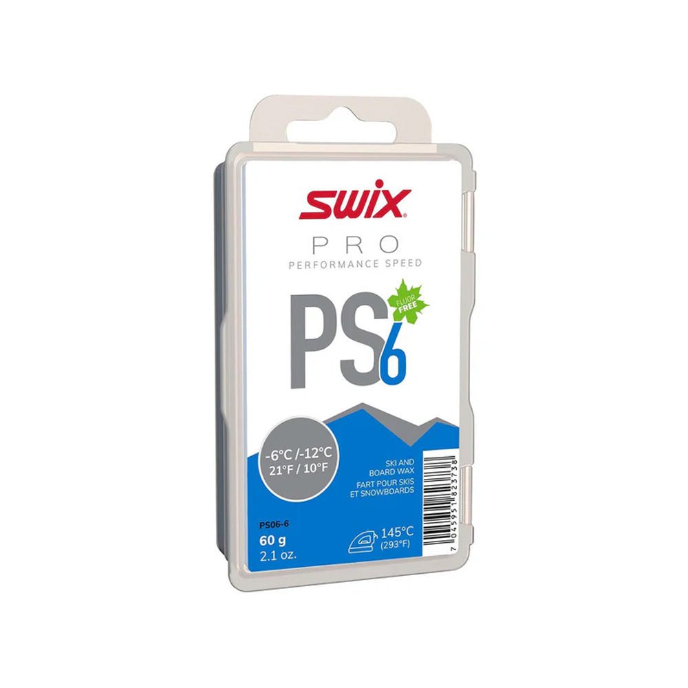 Swix PS6 Blue 60G Wax 2026 - UtahSkis for sale at UtahSkis