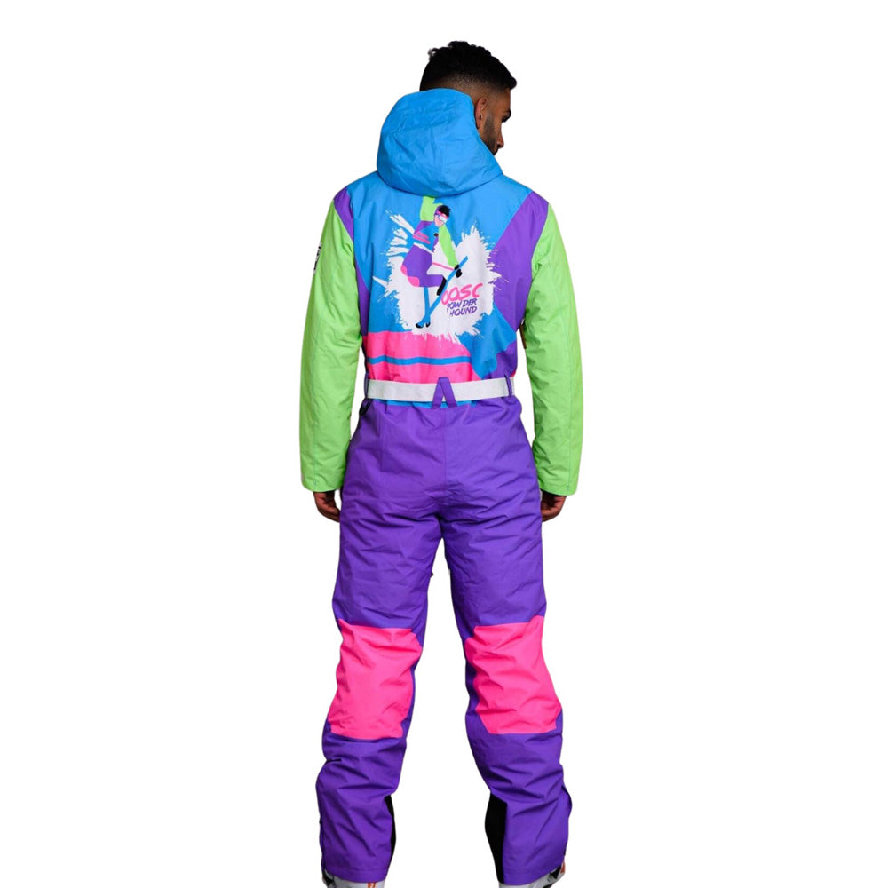 Neon ski suit sale