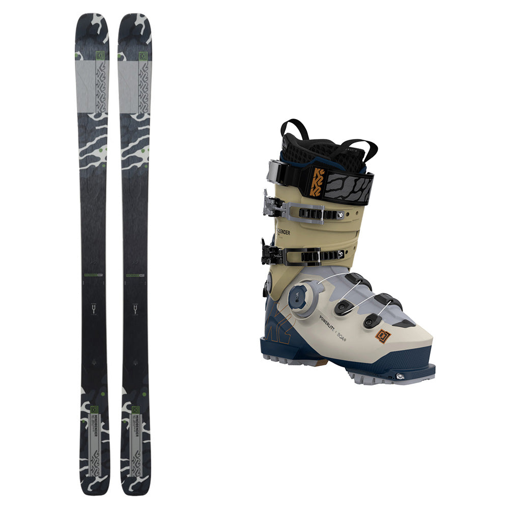 K2 Mindbender 99Ti Skis / Mindbender 120 BOA Ski Boots Package 2024