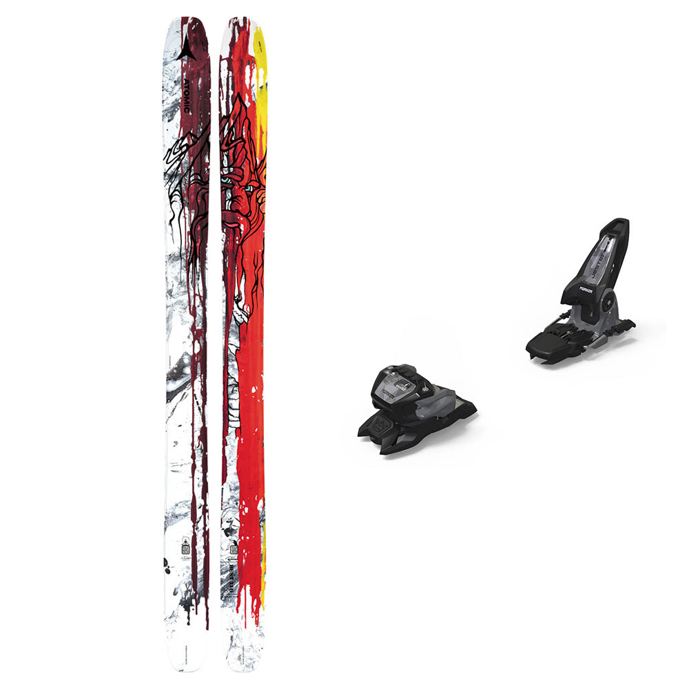 Atomic Bent 110 Skis 2024 / Jester 16 ID Ski Bindings Package