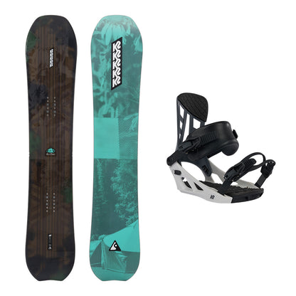K2 Passport Snowboard / Indy Snowboard Bindings Package 2024