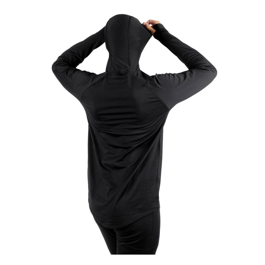 Black Strap Therma Hooded Base Layer Top 22-23 - BLAC