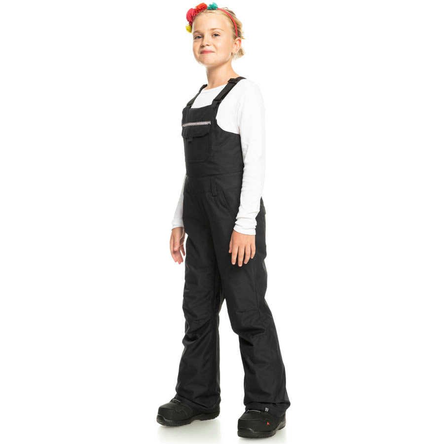 Roxy Non Stop Girls Bib Pant 22-23 - BLAC