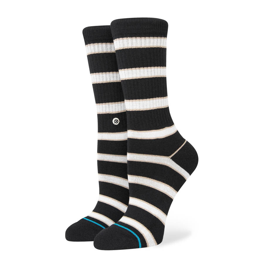 Stance Canny Womens Crew Sock 22-23 - BLAC