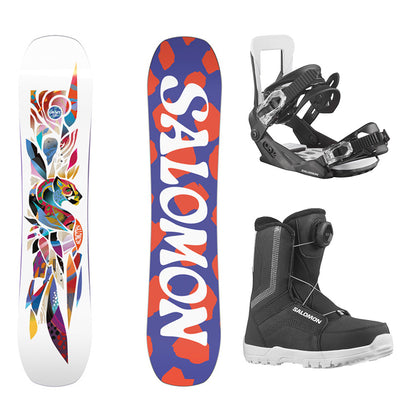 Salomon Grace Girls Snowboard Package 2024